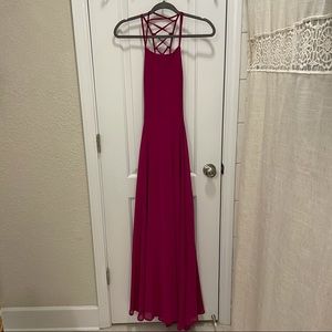 floor length dress